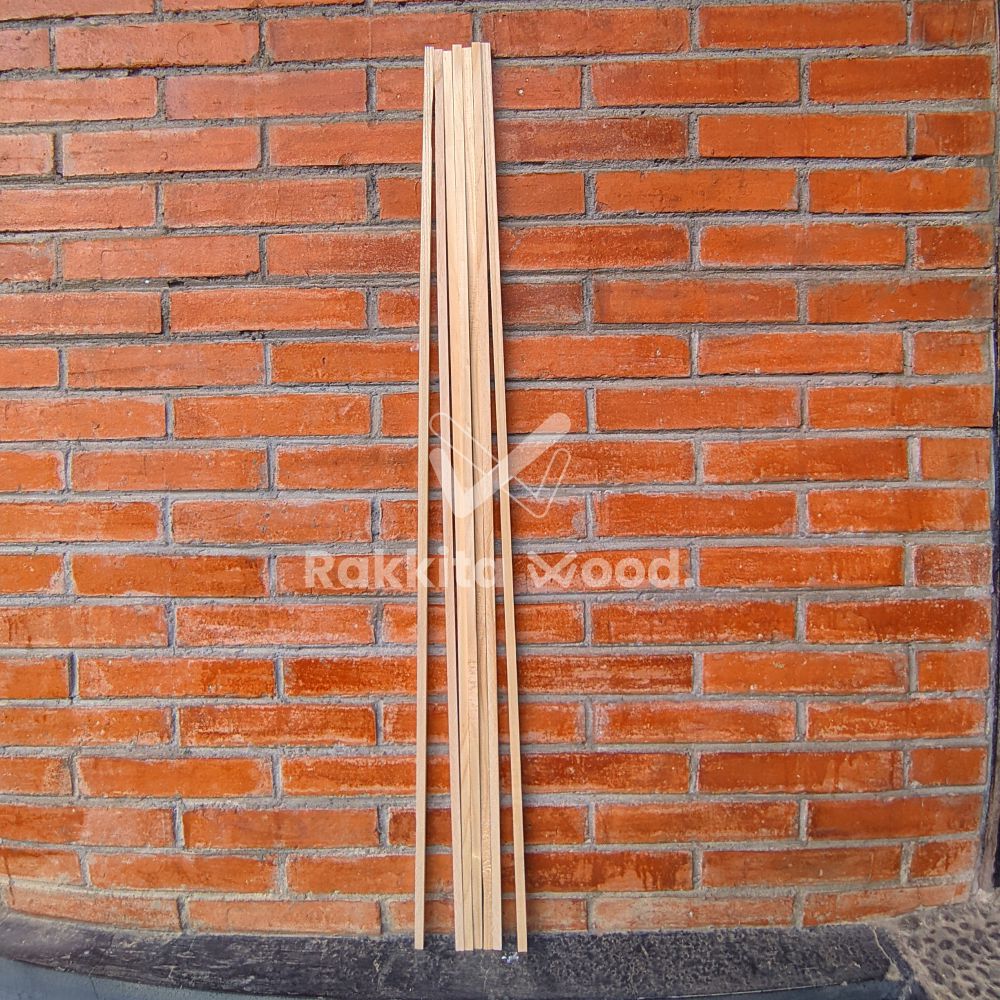 Balok kayu 1x1cm panjang 100cm - Gambar 2
